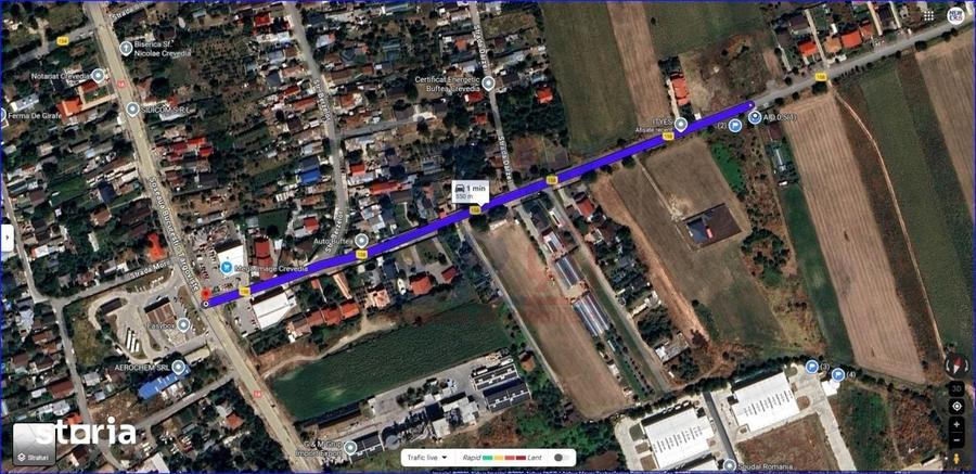 Teren de 4900 mp, în Crevedia