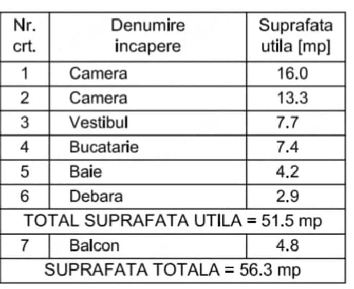 Apartament cu 2 camere decomandat în Aviației