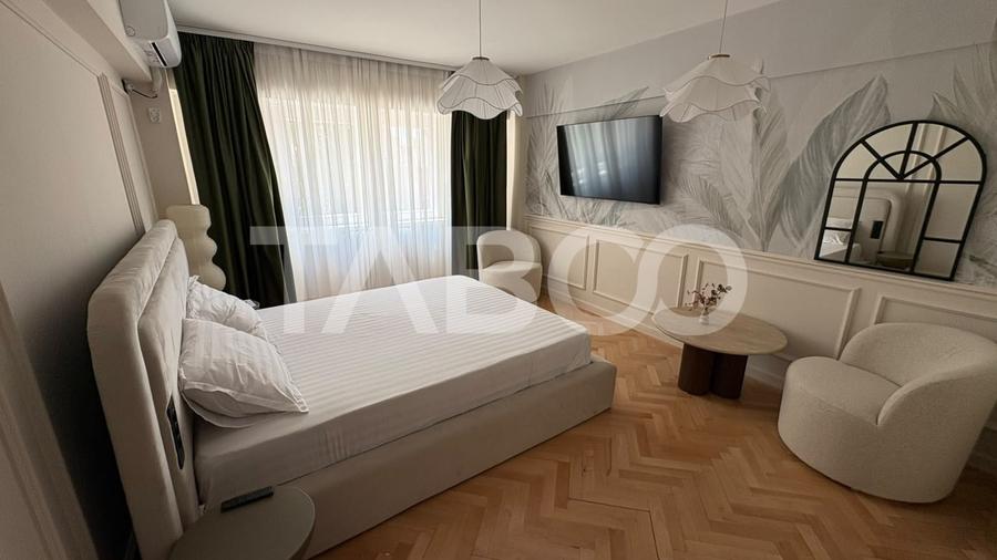 Apartament cu 2 camere decomandat, mobilat în Central