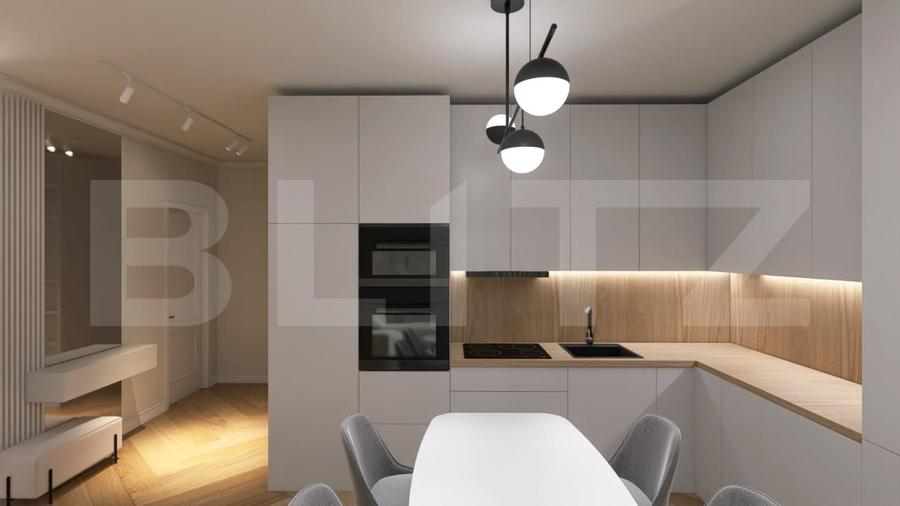 Penthouse nou modern, 3 camere, centrala proprie+panouri fotovoltaice, Iosia - 11