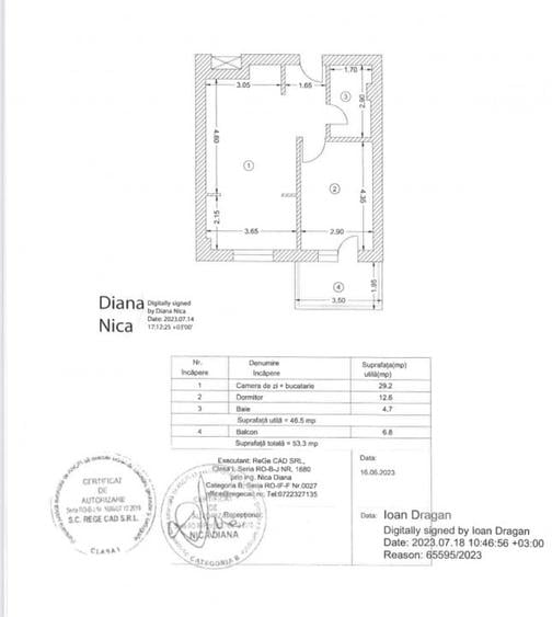 Apartament cu 2 camere semidecomandat, mobilat în Theodor Pallady
