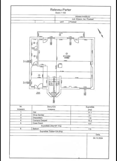 Casă cu 10 camere cu Teren 1232 Mp în Central