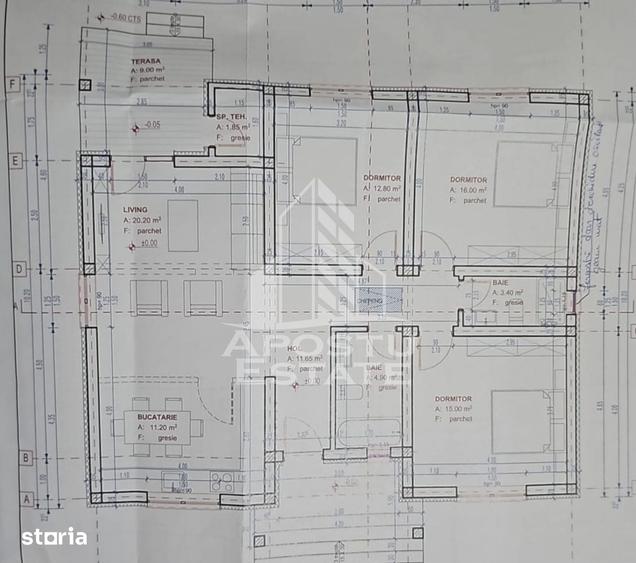 Casa individuala de vanzare, pe parter, 4 camere si 2 bai, Sag - 1