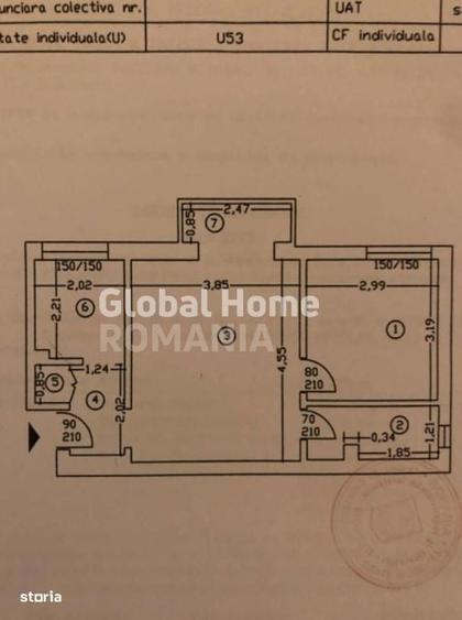 Apartament cu 2 camere în Universitate