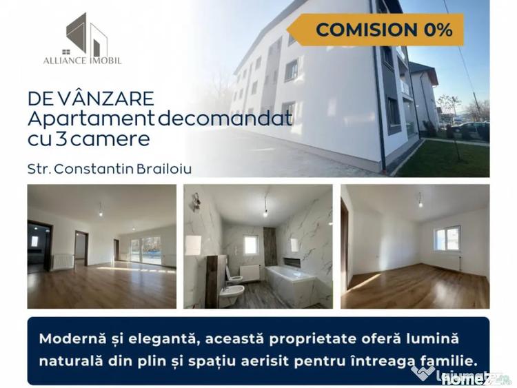 Apartament cu 4 camere decomandat în Central