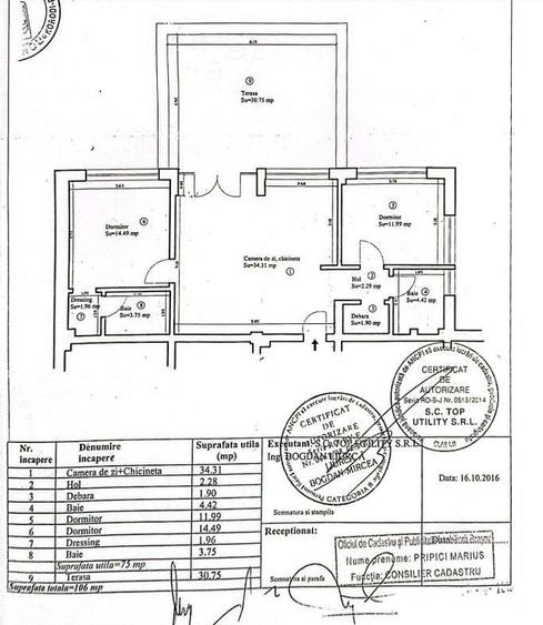 Apartament cu 3 camere decomandat, mobilat în Noua