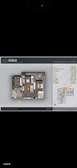 Apartament 3 camere84,49 mp|Compartimentare excelenta | Premium - 6