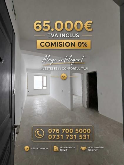 Apartament cu 2 camere decomandat în Mihai Viteazul