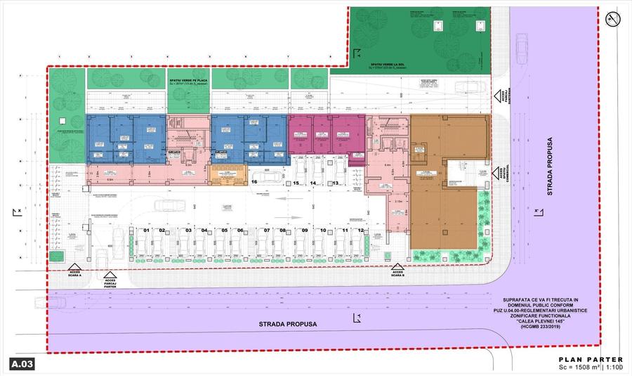 Teren Construcții intravilan de 4954 mp, în Calea Plevnei