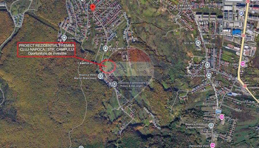 Teren Construcții intravilan de 7280 mp, în Câmpului