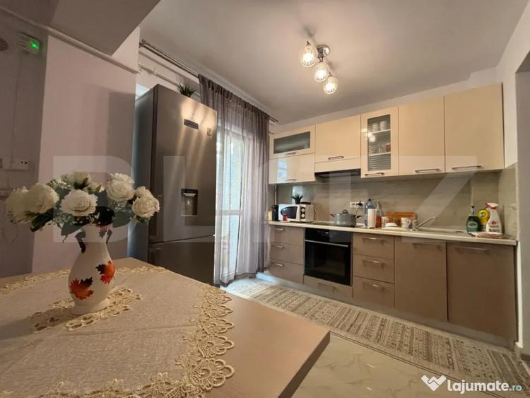 Apartament cu 2 camere semidecomandat, mobilat în Valea Lupului