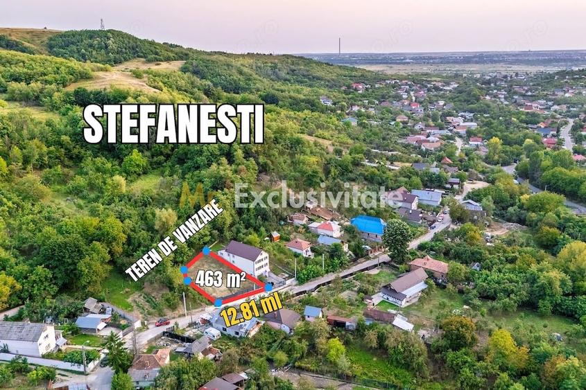 Teren de 463 mp, în Golești (Ștefănești)