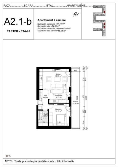 Apartament cu 2 camere în Est — fotografia 1