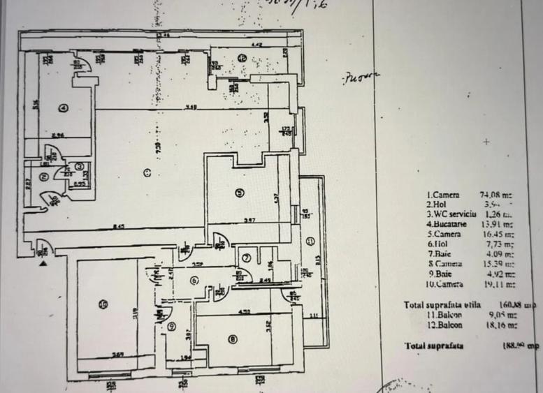 Apartament - 4 camere-3 bai- parcare subterna- zona Primăverii - 24