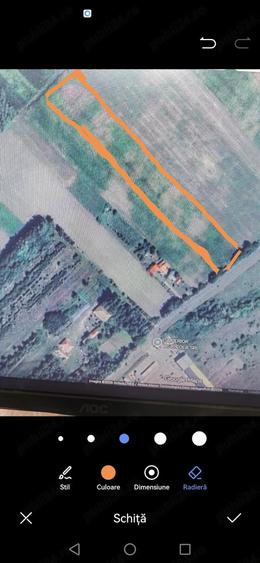 Teren de 5700 mp, în Reea