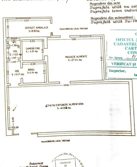 Spațiu comercial, de 117 mp, în Central