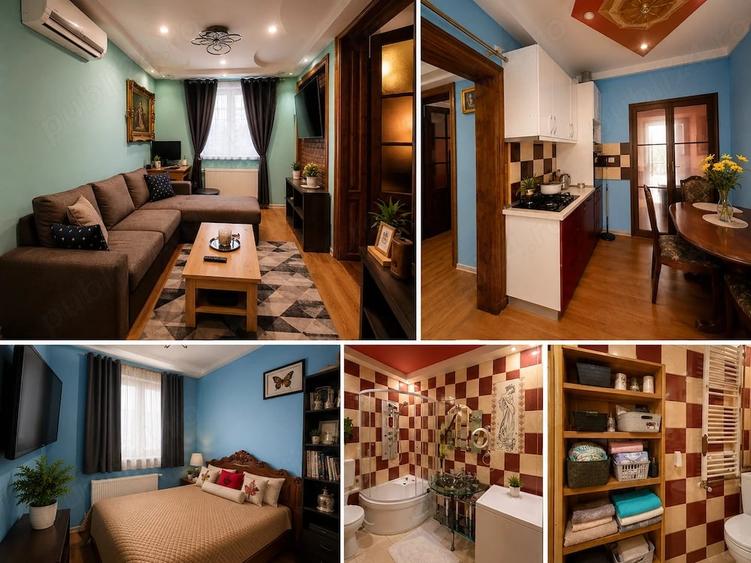 Apartament cu 2 camere semidecomandat în Central