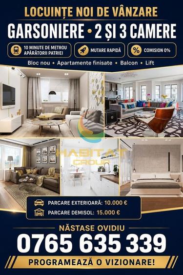 Apartament cu 2 camere decomandat în Apărătorii Patriei