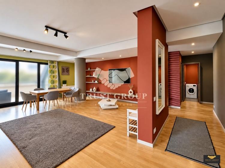 Apartament cu 4 camere decomandat, mobilat în Herăstrău