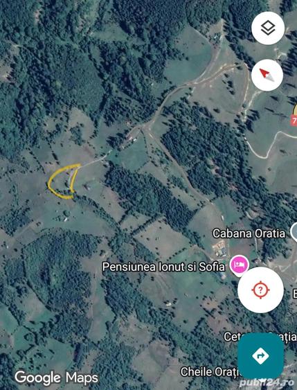 Teren de 3200 mp, în Dâmbovicioara