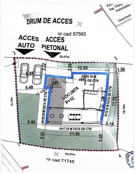 Casă cu 4 camere în Chiajna
