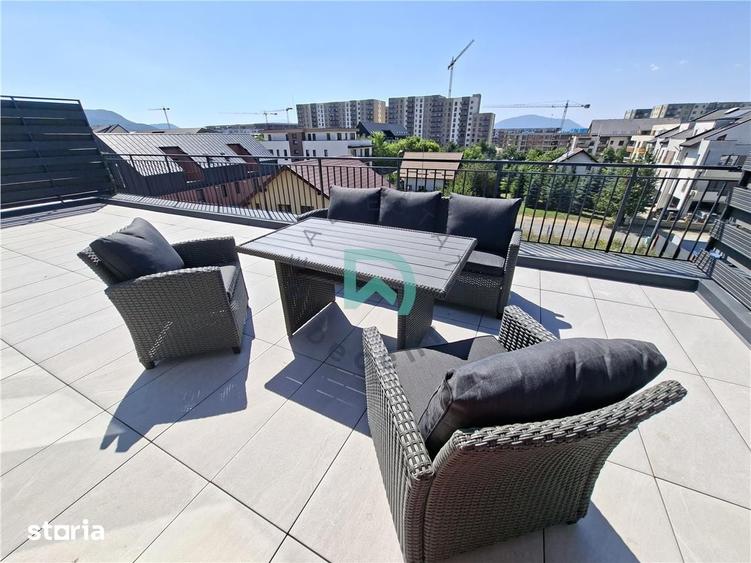 Apartament-penthouse 3 camere Pet Friendly Tractorul, 70 mp - Brasov - 13