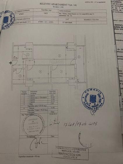 Apartament cu 3 camere decomandat în Ostroveni