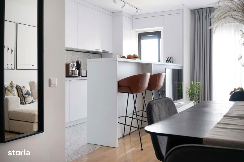 Apartament cu 2 camere decomandat, mobilat în Banu Manta