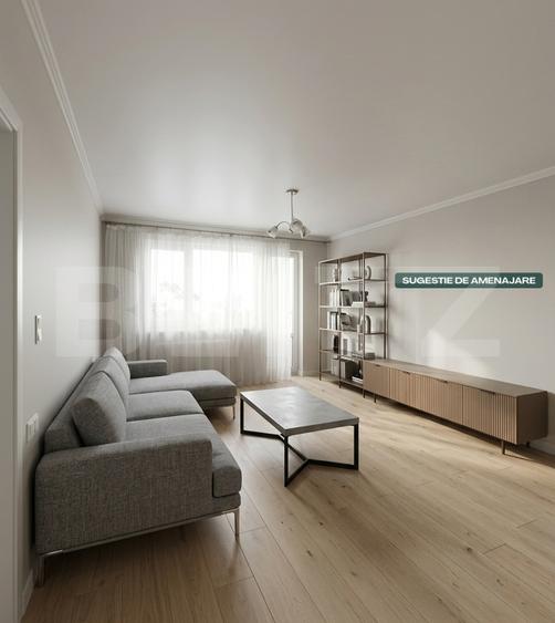 Apartament cu 2 camere semidecomandat, mobilat în Mănăștur — fotografia 1