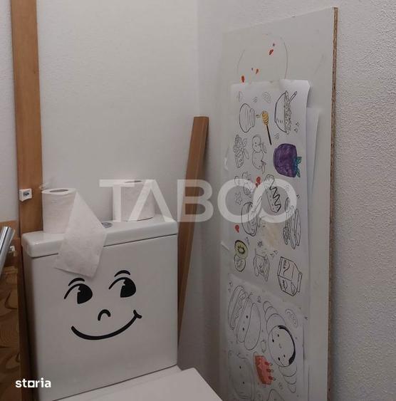 Apartament renovat 66 mp 3 camere 2 bai balcon pivnita Cisnadie - 15