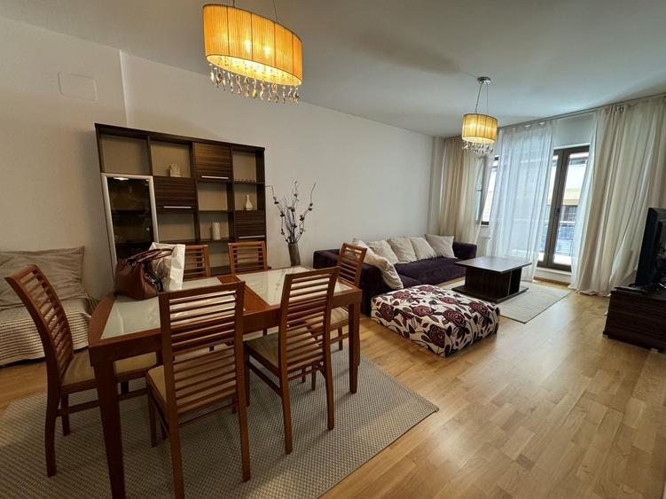 Apartament cu 2 camere decomandat, mobilat în Herăstrău