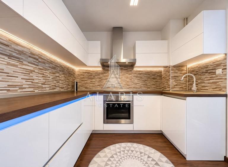 Apartament cu 5 camere semidecomandat, mobilat în Dorobanților