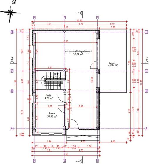 Casa individuala moderna P+E in Balotesti,comision 0% - 14