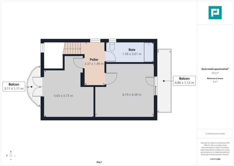 Duplex luminos 101 mp utili, teren 350mp in Covaci - 12