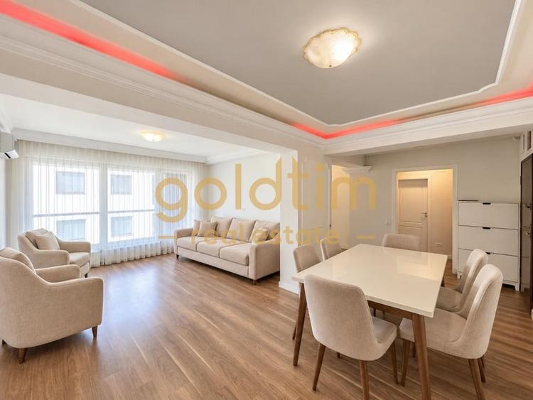 Apartament cu 2 camere semidecomandat, mobilat în Băneasa