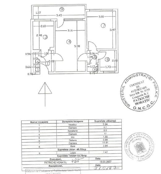 Apartament 2 camere, semidecomandat - Al.Obregia/Sudului, etaj 6 - 10