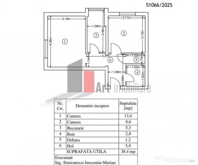 Vanzare apartament 2 camere decomandat Luica - 6