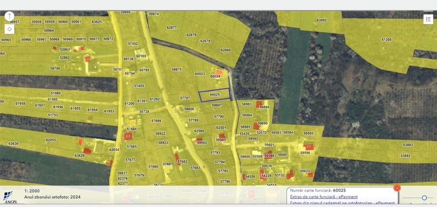 Teren intravilan de 900 mp, în Paleu