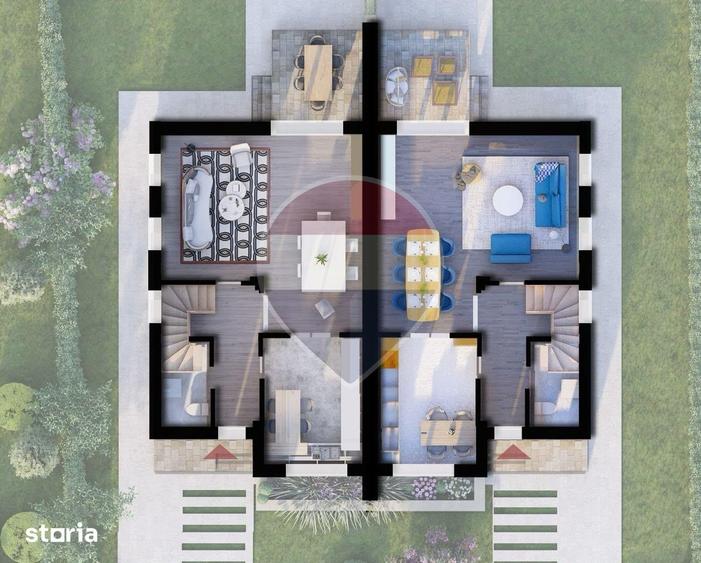Casă cu 4 camere cu Teren 276 Mp în Central