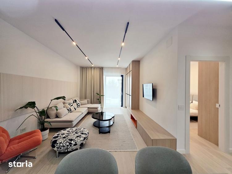 Apartament cu 2 camere, mobilat în Străulești