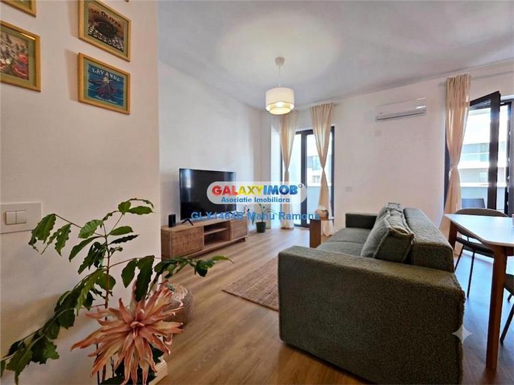 Apartament cu 2 camere semidecomandat, mobilat în Aviației