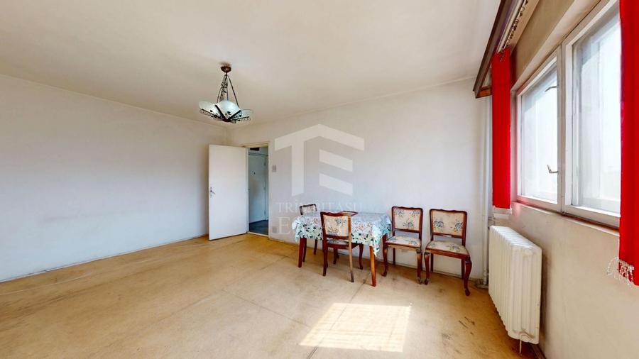 Apartament cu 2 camere semidecomandat în Basarabia