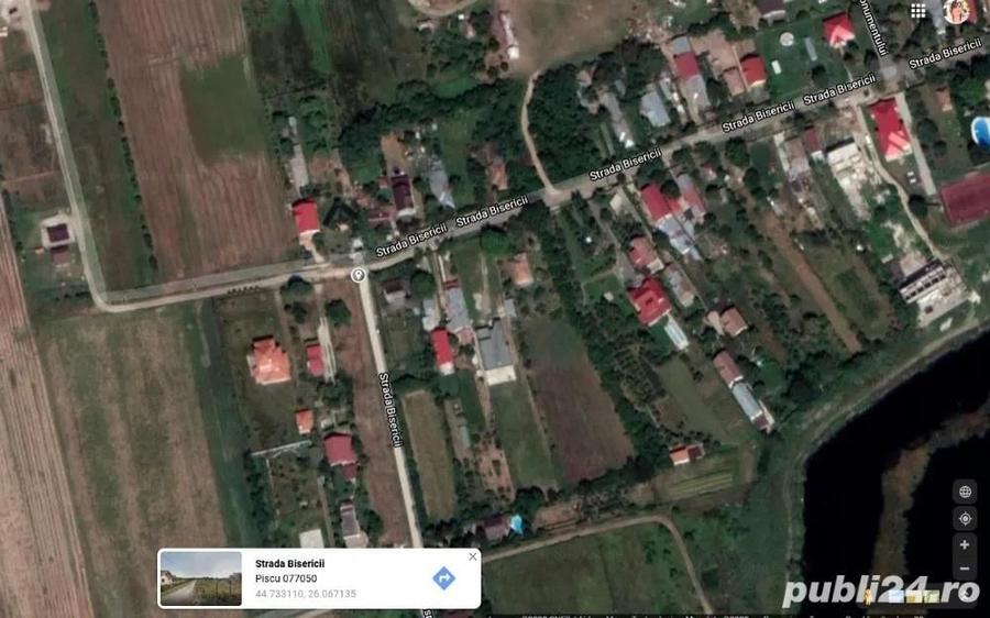 Teren de 1000 mp, în Piscu