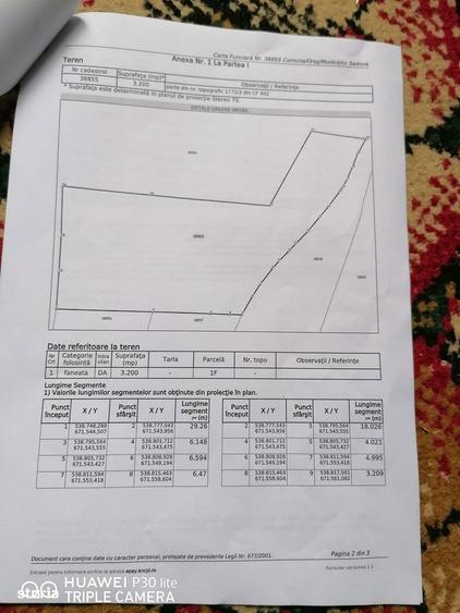 Teren de 3200 mp, în Sadova
