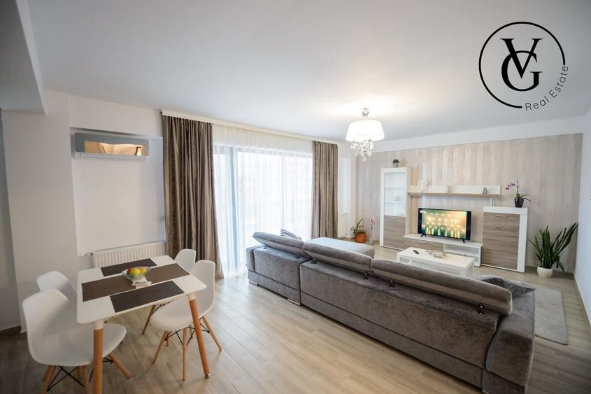 Apartament cu 2 camere semidecomandat, mobilat în Mamaia-Sat
