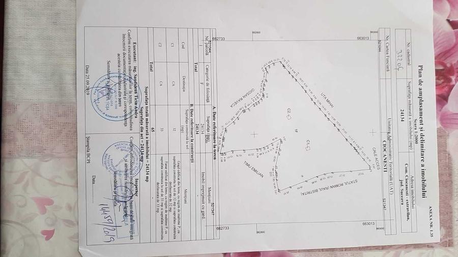 Teren 24134 mp Ciocanesti, Jud. Suceava - 6