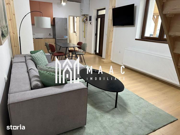 Apartament cu 3 camere, mobilat în Central