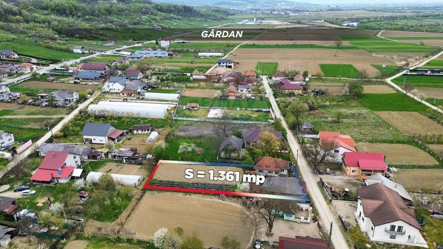 Casă cu 3 camere cu Teren 1361 Mp în Gârdani