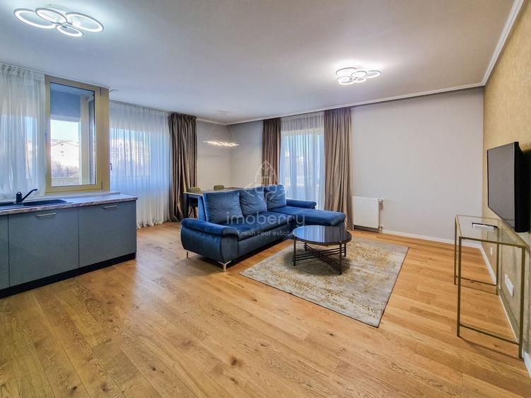 Apartament cu 2 camere semidecomandat, mobilat în Aviației