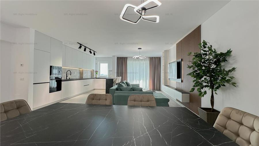 Apartament cu 3 camere decomandat, mobilat în Tractorul
